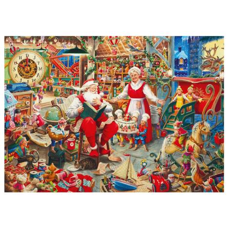 Santa's Workshop Limited Edition 1000pc Jigsaw Puzzle Extra Image 1